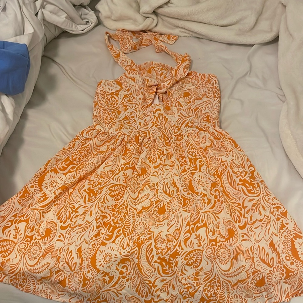 Orange Summer Dress